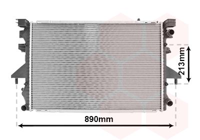 VAN WEZEL radiatorius, variklio aušinimas 58002232